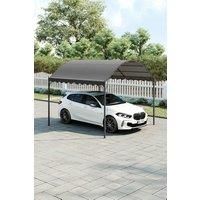 Outdoor Metal Arched Patio Pergola with Shade