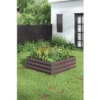 Galvanised Steel Square Raised Garden Bed Garden Box