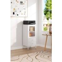 Steel File Cabinet Storage Cabinet with 2 Drawers and 2 Adjustable Shelves