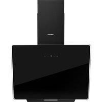 COMFEE 60cm Angled Cooker Hood Touch Screen Wall Mounted Range Hood Extractor with LED