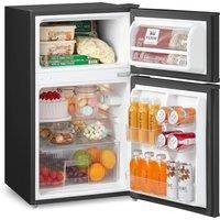 87L 2-Section Fridge Freezer Refrigerator with Light, Removable Shelves,Drawer, Adjustable Thermostat