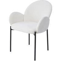 2Pcs Upholstered Dining Chairs with Armrest