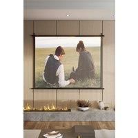 80" 3D 4K HD Indoor 4:3 Portable Projector Screen