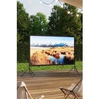 100" 3D 4K HD Outdoor Indoor 16:9 4K Portable Projector Screen with Stand