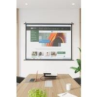80" 3D 4K HD Indoor 4:3 Portable Projector Screen