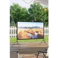 100" 3D 4K HD Outdoor Indoor 16:9 4K Portable Projector Screen with Stand
