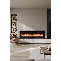 50 Inch Electrical Fireplace with Remote, 12 Vibrant Flame Colours, Adjustable Heating Modes, and Safety Features