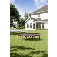 51in Bungee Cords Octagonal Red Trampoline with Adjustable T-Bar Handle