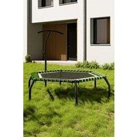 48 Inch Hexagonal Trampoline with Adjustable T-bar Handle