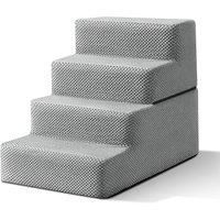 Detachable and Washable 4 Step Anti Slip Corduroy Dog Ladder