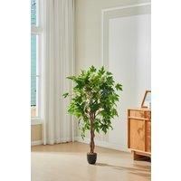 140cm H Decorative Plant Artificial Maple Tree in Planter