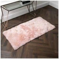 Pink Rectangle Sheepskin - 70 x 140cm