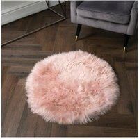 Pink Rectangle Sheepskin - Circle 70cm