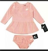 Baby Girls Nike Dress Age 24 Months Pink Dress & Knickers New Tags 2 Years