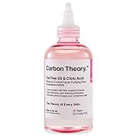 Carbon Theory | Tea Tree Oil & Citric Acid Breakout Control Facial Purifying Tonic with Pink Grapefruit | Natural, Vegan And Cruelty Free | 250ml