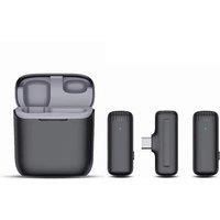 Wireless Portable Microphone With Charging Box In 2 Options