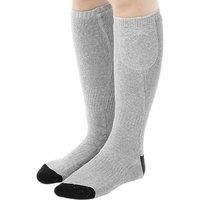 Rechargeable Electric Unisex Winter Thermal Heated Socks - Black