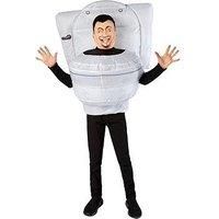 Rubies Official Skibidi Inflatable Toilet Child Costume, Kids Fancy Dress, One Size