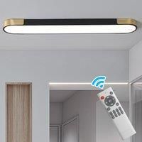 Dimmable Modern Acrylic Linear Led Ceiling Light with Remote Control