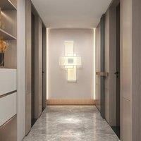 3 - Light 90cm Aluminum LED Dimmable Flush Mounted Sconce