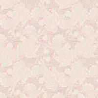 Hoopla Paisley Blush Pink Matt Wallpaper Sample