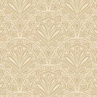 Hoopla Deco Fan Gold Matt Wallpaper Sample