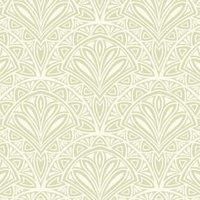 Hoopla Deco Fan Green Matt Wallpaper Sample