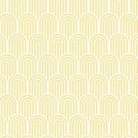 Hoopla Retro Arch Yellow Matt Wallpaper Sample