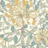 Hoopla Honeysuckle Leaf Trail Matt Wallpaper Sample