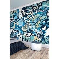 Sports Graffiti Wall Mural