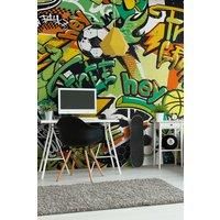 Sports Graffiti Wall Mural