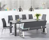 Helsinki White Wooden Leg with Faux Leather Dining Chairs