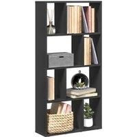 Bookcase Black 60x20x120 cm Engineered Wood