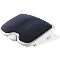 Kensington Adjustable Ergonomic Memory Foam Foot Rest - SoleMate Comfort under desk foot rest for improved posture, siatica and orthopedic relief - Grey/Black (56153)