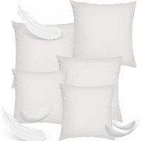 Duck Feather Cushion Pads In 5 Sizes & 4 Pack Options