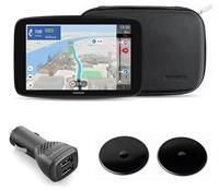 TomTom Campervan and Caravan Sat Nav GO Camper Max 2nd Premium Pack (7" screen with camper&caravan POIs, updates via Wi-Fi, TomTom Traffic, saving vehicle profiles, world maps, premium accessories)