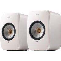 KEF LSX II - Wireless Bookshelf Speakers, White | Active Speakers | TV | PC | Gaming | HDMI