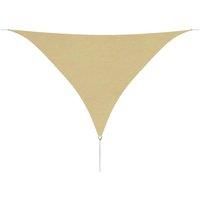 Sunshade Sail Oxford Fabric Triangular 3.6x3.6x3.6 m Beige