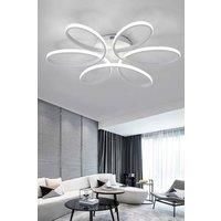 Modern Acrylic Petal LED Semi Ceiling Light