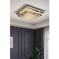 Modern Fancy Crystal LED Flush Mount Ceiling Light