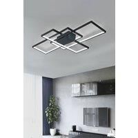 Neutral Style Rectangular LED Semi Flush Ceiling Light