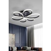 Modern Acrylic Petal LED Semi Ceiling Light