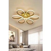 Modern Acrylic Petal LED Semi Ceiling Light