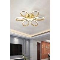 Modern Acrylic Petal LED Semi Ceiling Light