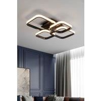 Contemporary LED Light-adjusted Semi Flush Ceiling Light