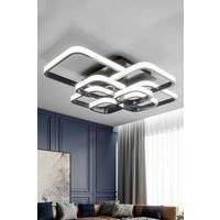 Contemporary LED Energy-efficient Light-adjusted Semi Flush Ceiling Light