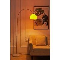 Modern Arched Floor Lamp with Marble Base Adjustable Height 130-180CM