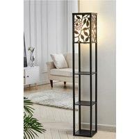 Floor Lamp with Storage Shelf