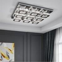 Square Crystal LED Ceiling Light