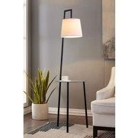 Metal Tray Table Floor Lamp